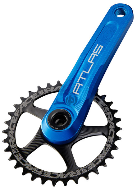 Race Face Atlas Cinch Cranks 165Mm Blue Ck16A83A165Blu