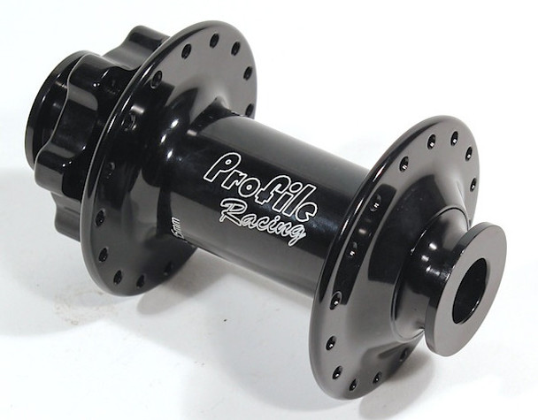 Profile Pro Elite Boost Front Hub Black 110Mm X 32H 15Mm Thru Eltmfhbstblk32H