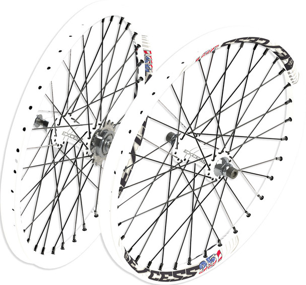 Excess 351 Expert Wheel Set White 20X1-3/8" Exwh0138Whwh