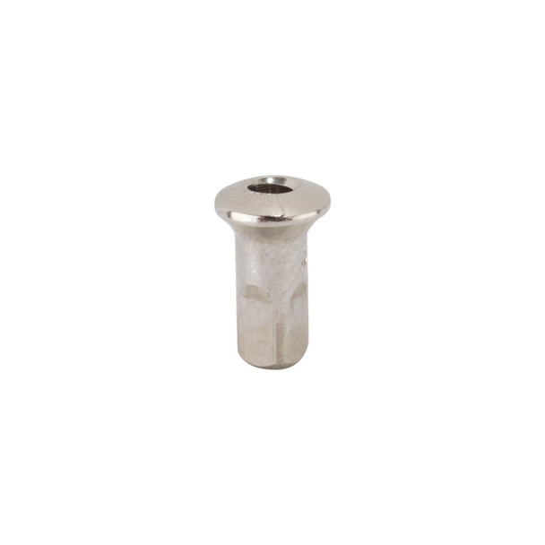 Sapim Spoke Nipple Inverted Brass Oem 2.0X10Mm Secure Lock Silver