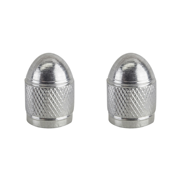 Sunlite Valve Caps Alloy Schrader Valve Silver