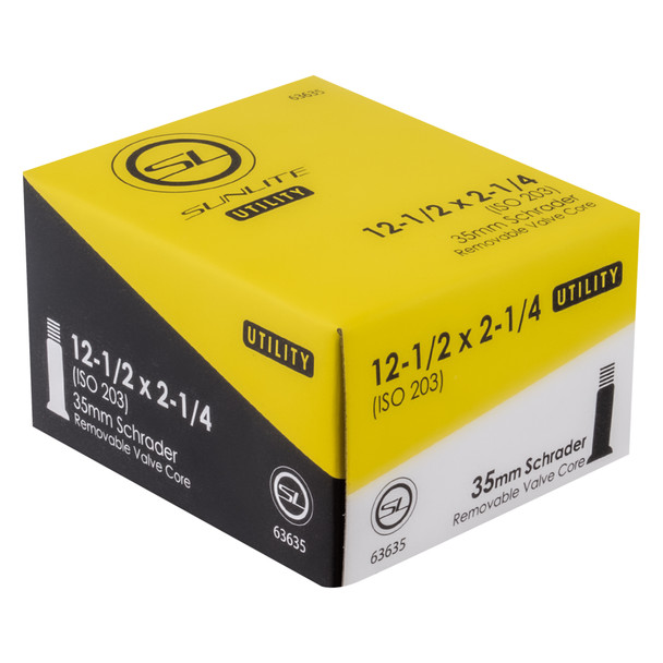 Sunlite Tube Utilit 12-1/2X2-1/4 Schrader Valve35 Ffw 35Mm