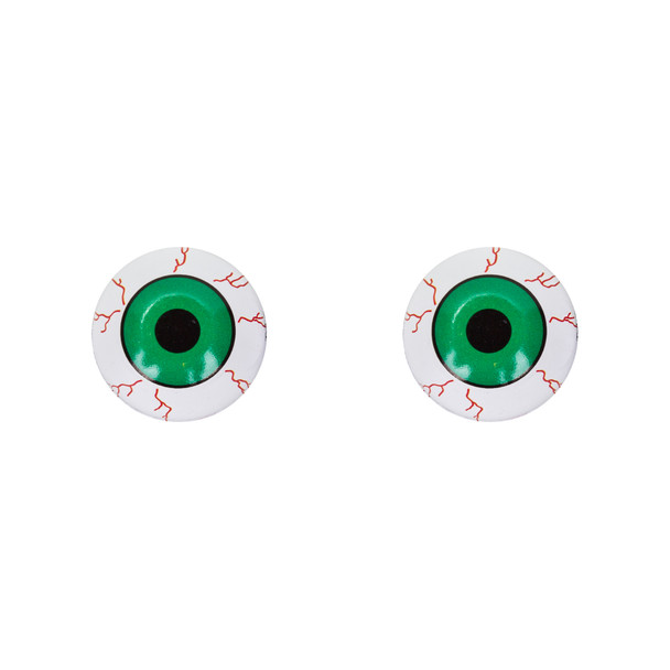 Trik Topz Valve Caps Eyeball Gn 1Pr/Pack