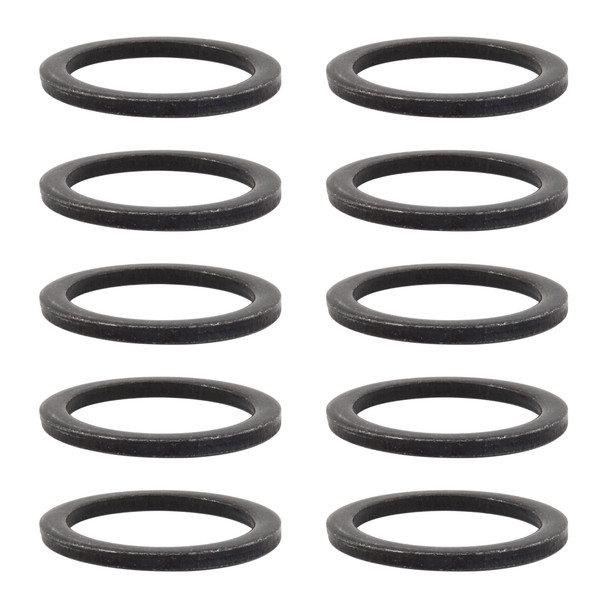 Sunlite Bottom Bracket Part Axle Washer Isis Black Bag Of 10