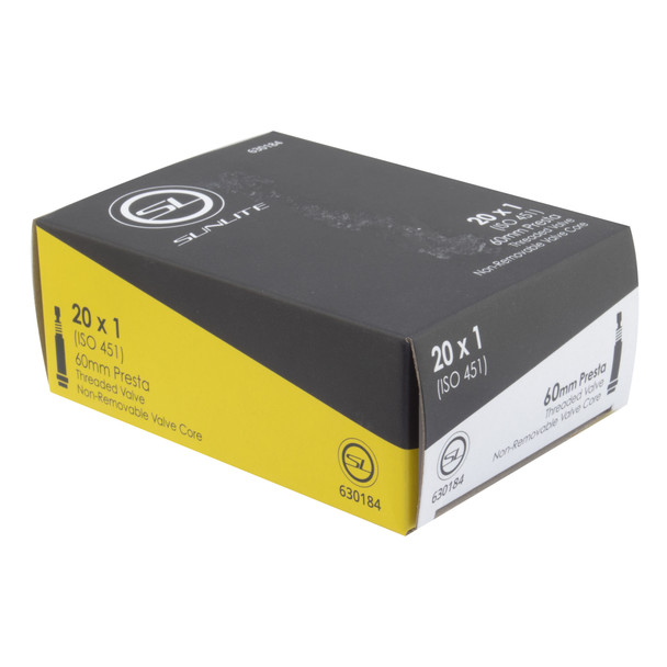 Sunlite Tube 20X1 Presta Valve60/Threaded/Rc┬Á(451X25)┬Áffw26Mm