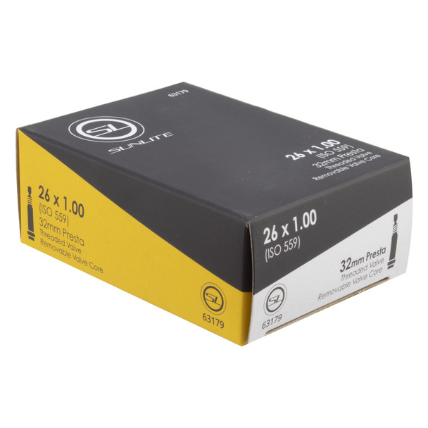 Sunlite Tube 26X1.00 Presta Valve32/Threaded/Rc (559X25) Ffw25Mm