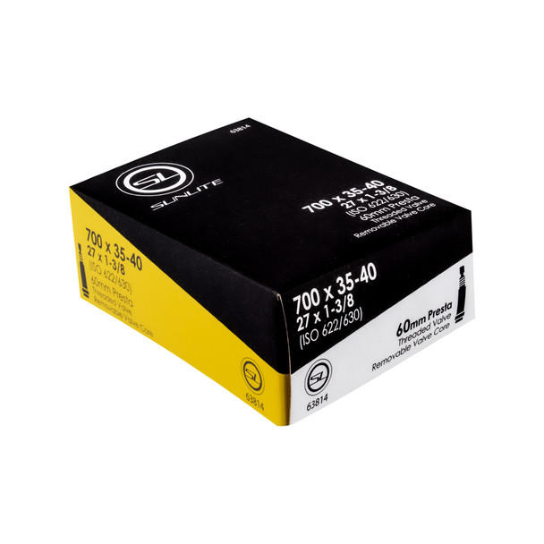 Sunlite Tube 700X35-40 Presta Valve60/Threaded/Rc (27X1-3/8) Ffw33Mm