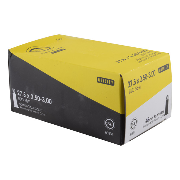 Sunlite Tube Utilit 27.5X2.50-3.00 Schrader Valve48/Smth/Rc Ffw65Mm