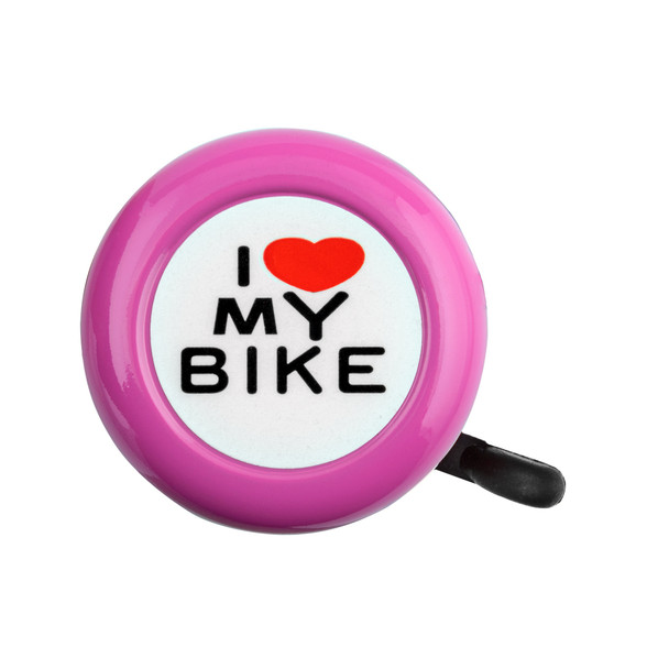 Sunlite Bell I Love My Bike Pink
