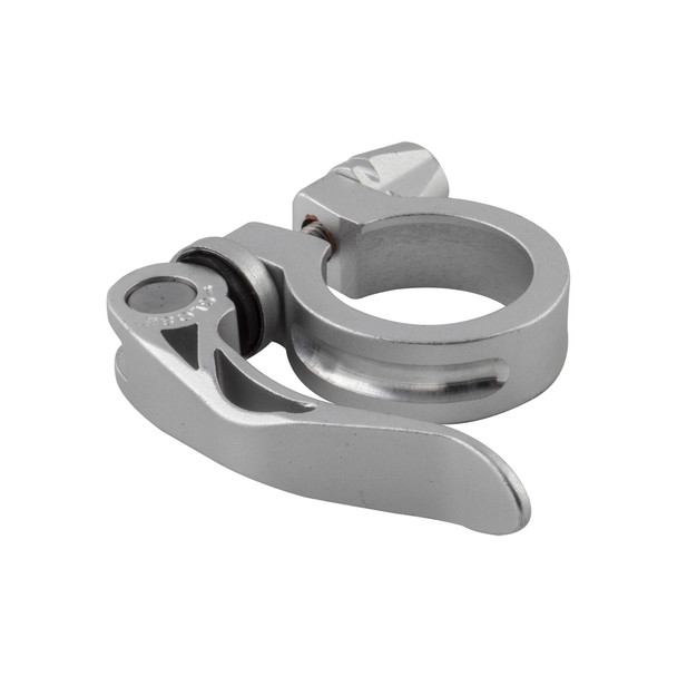 Sunlite Seatpost Clamp 31.8 Alloy Quick Release Silver Cnc