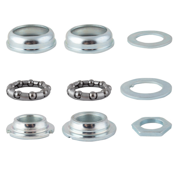 Sunlite Bottom Bracket Set 1Pc 24Tpi Silver