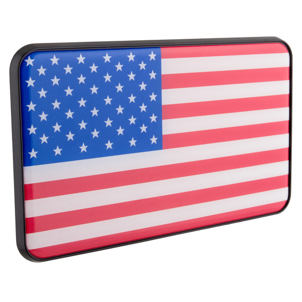 Trik Topz Car Rack Hitch Cover 2In Flag American