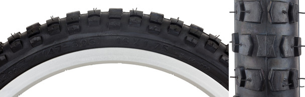 Sunlite Tire 16X1.75 Black/Black Mx K44 Wire