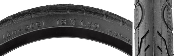 Sunlite Tire 16X1.5 Black/Black Kwest 60Lbk193 Wire