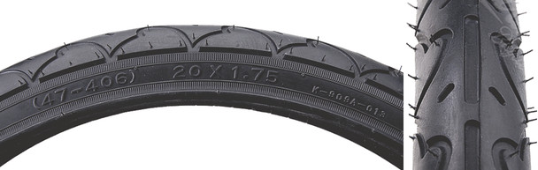Sunlite Tire 16X1.75 Black/Black Piece K909A Wire