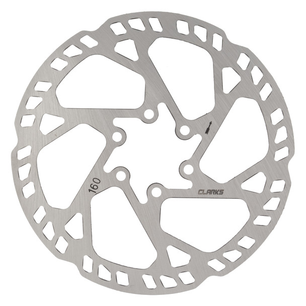 Clarks Brake Part Disc Rotor 6B Center Lock01-160 1.8Mm Silver
