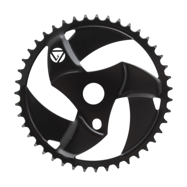Black Ops Chainring 1Pc 43-Tooth 3/32 Steel Black