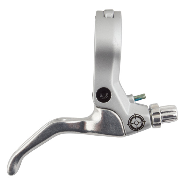 Black Ops Brake Lever Standard&U Alloy Hinged 2-Fing Right Hand Silver