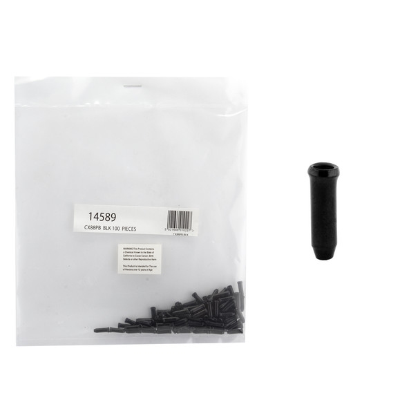 Clarks Cable Tip Alloy Black Bag Of 100