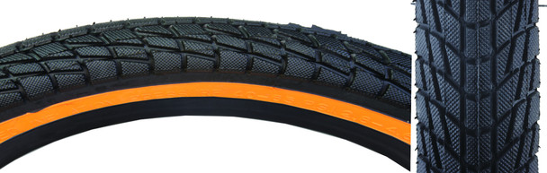 Sunlite Tire 20X1.95 Black/Og Kontact K841 Wire
