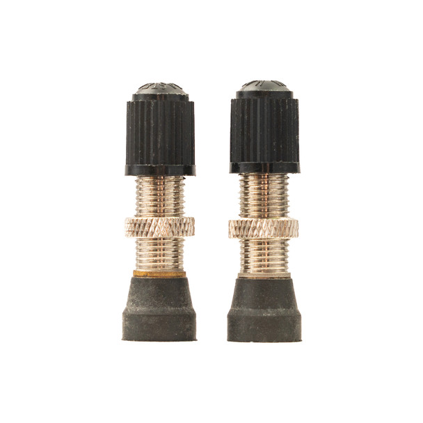 Stans Valve Tubeless Schrader Valve Pair Reg Brass