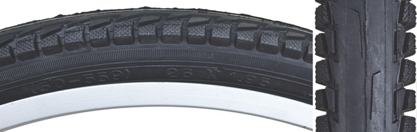 Sunlite Tire 26X1.95 Black/Black City K841C Comfort Wire