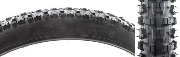 Sunlite Tire 27.5X2.25 Black/Black All-Mountain 5162 Wire