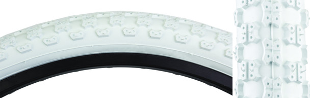 Sunlite Tire 20X2.125 White/White Mx3 K50 Wire