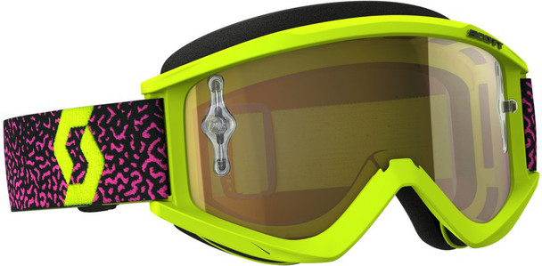 Scott Recoil Xi Goggle Yellow/Pink W/Gold Chrome Lens 262596-4758324