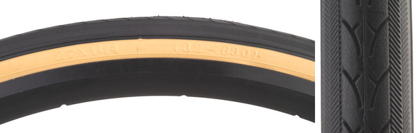 Sunlite Tire 27X1-1/4 Black/Gm Urban V44 Fold-Cb/30
