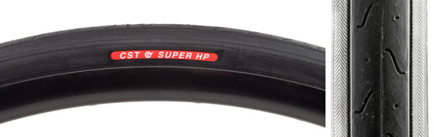 Sunlite Tire 700X25 Cst740 Black/Black S-Hp Wire