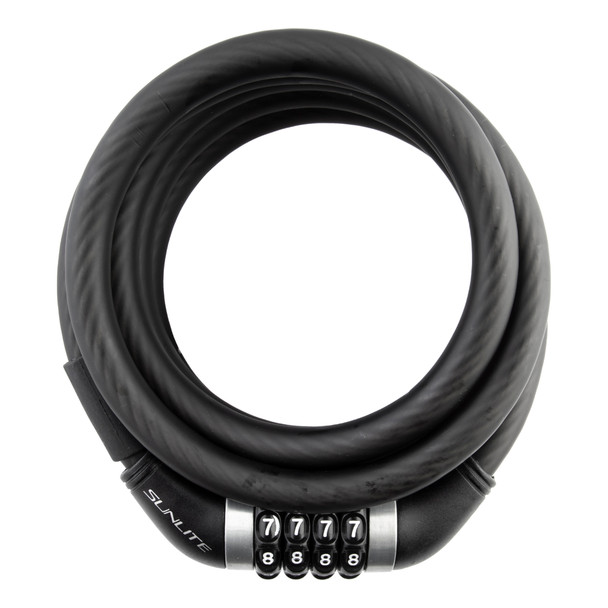 Sunlite Lock Cable 12Mmx6F Com With Bkt Coil Black