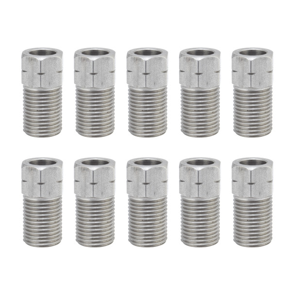 Sunlite Brake Disc Hose Fitng Flare Nut Pt01 M8X0.75 Stainless Steel For Avid/Shi/Sram Bag Of 10