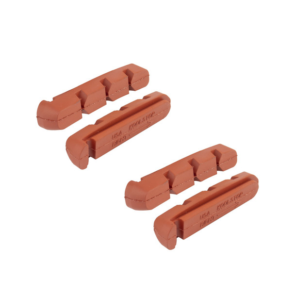 Koolstop Brake Shoes Shi Deore Lx Insert Salmon