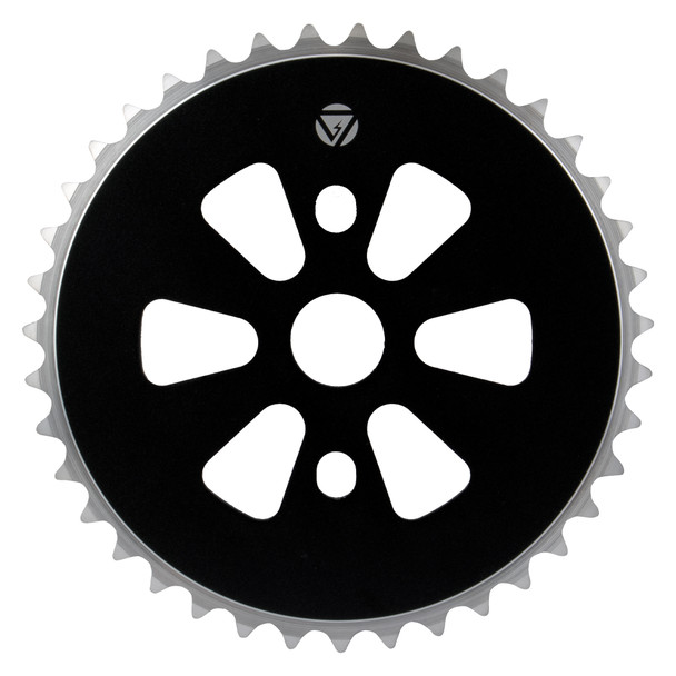 Black Ops Chainring 1Pc 39-Tooth 1/8 Alloy Black