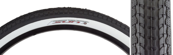 Sunlite Tire 24X2.125 Black/White Cruiser K927W/Sunlogo Wire