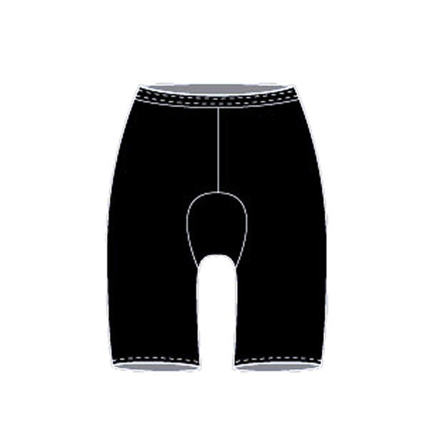 Andiamo Clothing Shorts Pad Skins Wom Black Sm