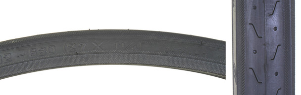 Sunlite Tire 27X1-1/4 Cst740 Black/Black Belts-Hp