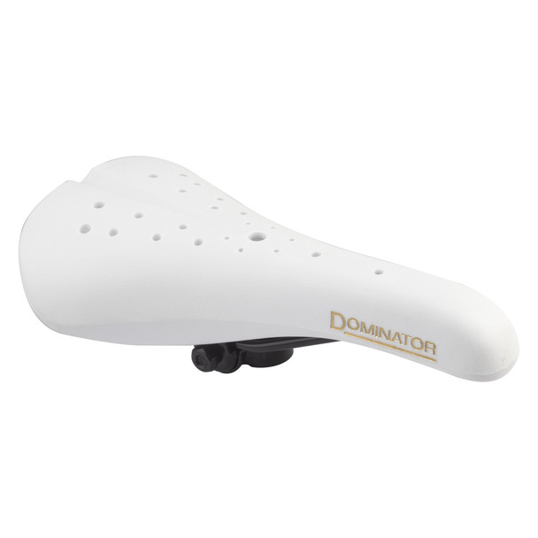 Black Ops Saddle Bmx Viscount Dominator White With Clamp
