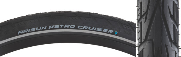 Arisun Tire Metro Cruiser 700X32 Black Wire/60 Kd/Ref