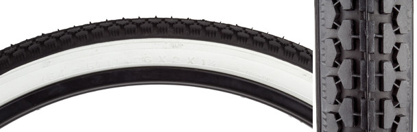 Sunlite Tire 26X2X1-3/4 S7 Black/White Classick 107 Wire