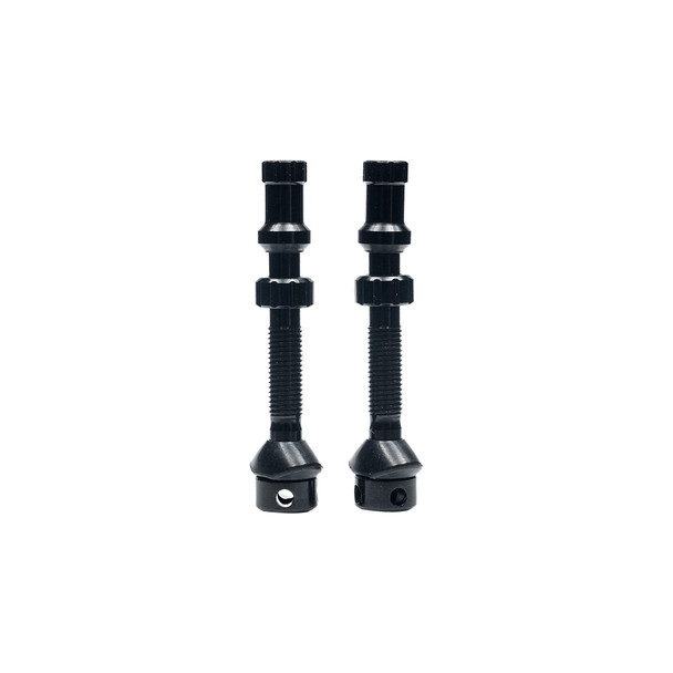 Stans Valve Tubeless Universal+ Presta Valve Pair Reg 20Mm Black
