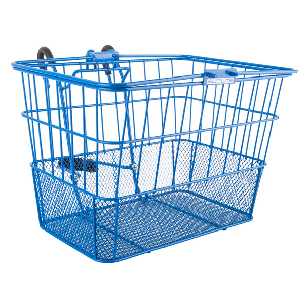 Sunlite Basket Front Wire/Mesh L/O Standard Blue With Bracket