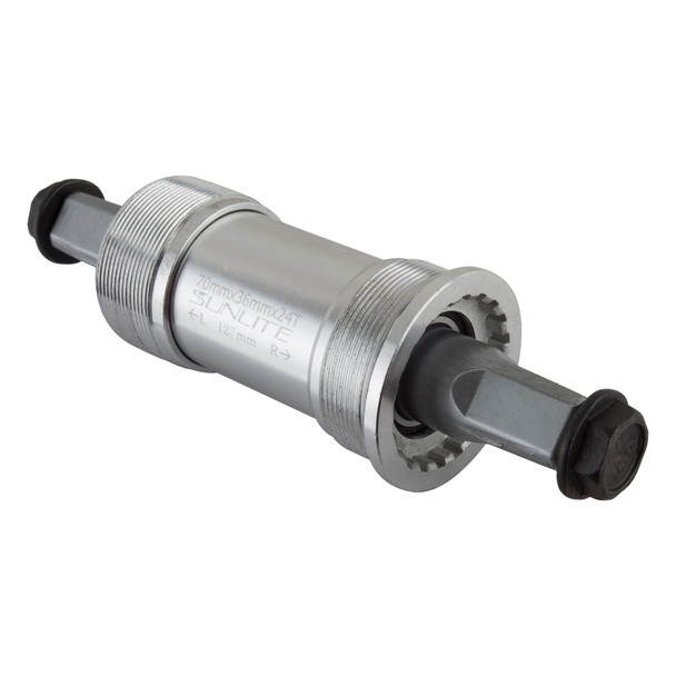 Sunlite Bottom Bracket Set Silver55 70X127 Sq Alloy-Cup Itl Sealed Bearing
