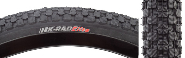 Kenda Tire K-Rad Elite 26X2.125 Black/Black Dtc/60 Fold 80Psi