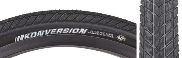 Kenda Tire Konversion Elite 20X1.5 Black/Black Dtc Fold 100Psi