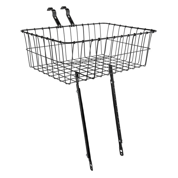 Wald Products Basket 1392Gb Standard Large-18X13X6 Black With Multifit Braces