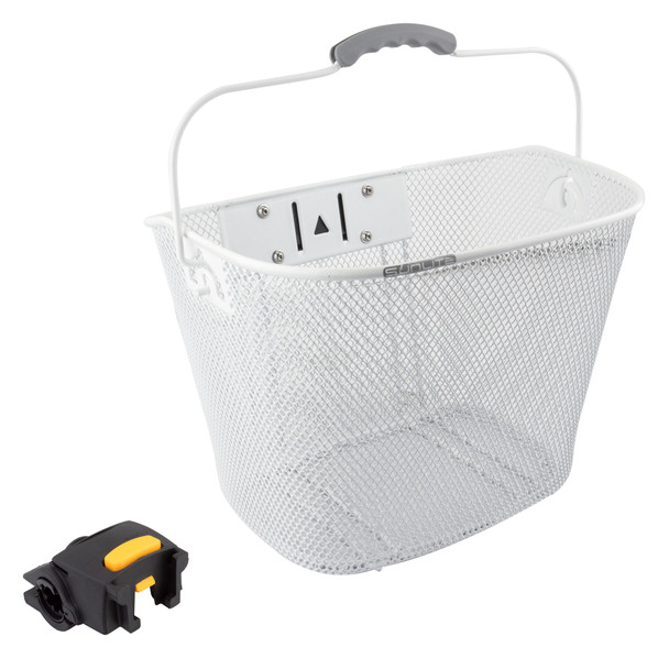 Sunlite Basket Front Mesh Quick Release White With 25.4-31.8 Bracket