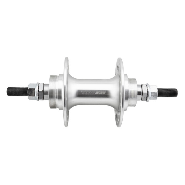 Black Ops Hub Rear Mx1100Co Bo Lf 1-Speed For F 36X3/8 Sb With Cutouts Pol-Silver