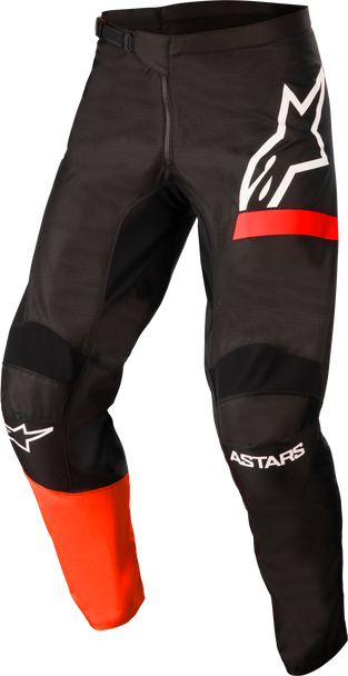 Alpinestars Youth Racer Chaser Pants Black/Bright Red Sz 24 3742422-1303-24